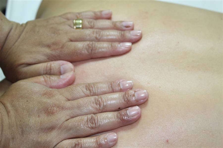 Real relaxing massage photo